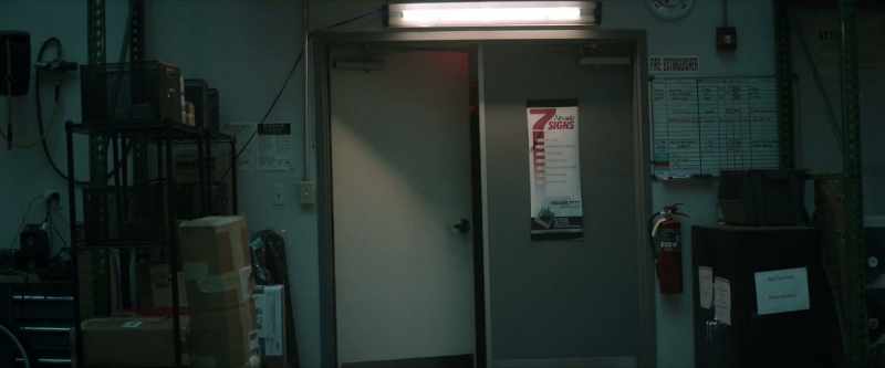[door opening] [tense music]