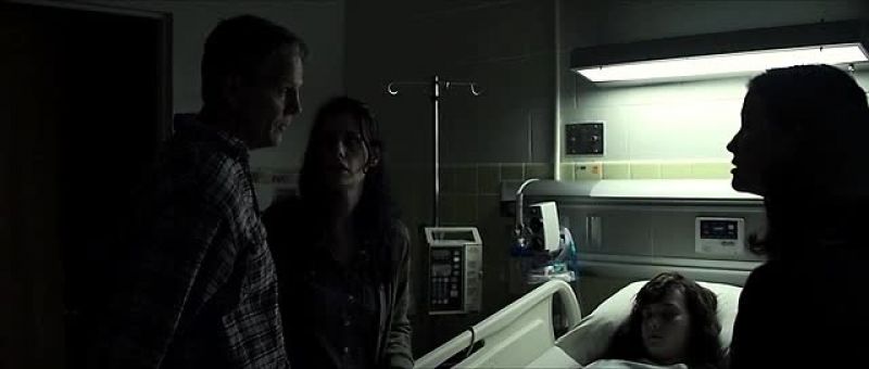 (DOOR OPENS) - (HALLIE'S DAD EXHALES)