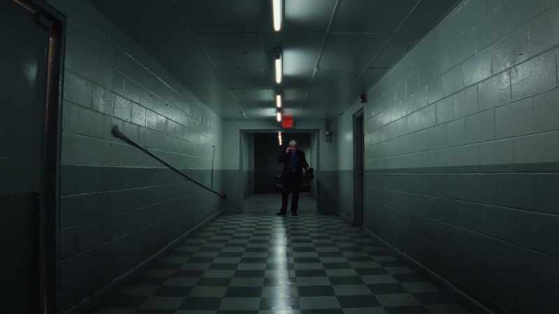 (door opens)