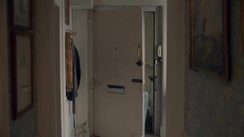 [Door opens]