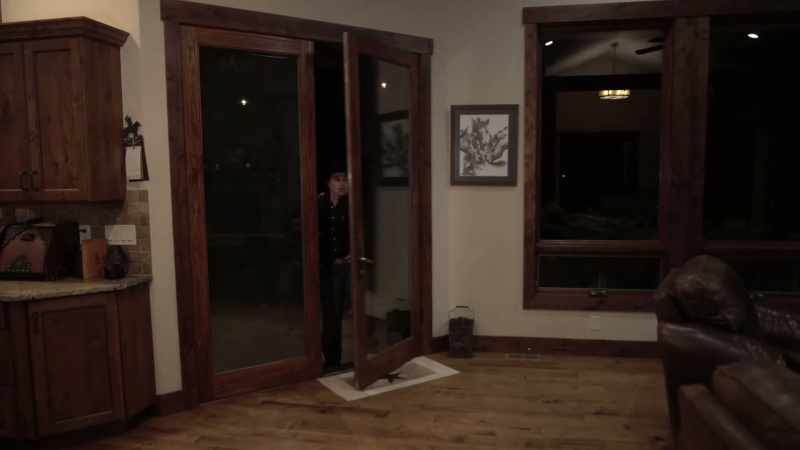 [door opens]