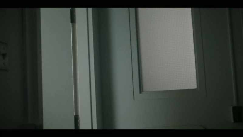 [door rumbling open]