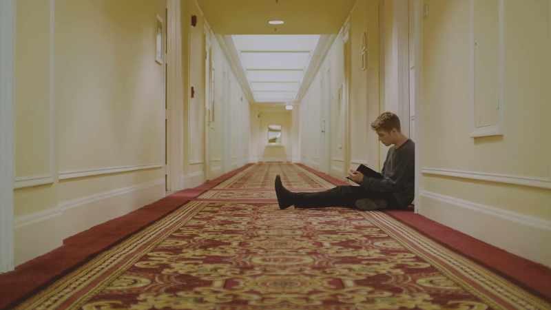 [door shutting]