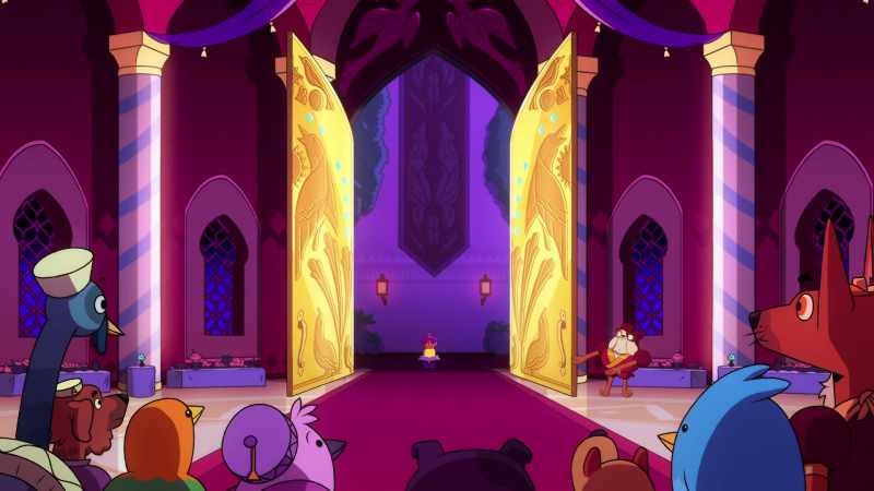 [door slams open]