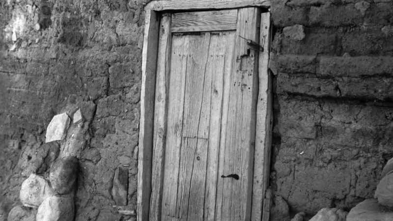 [Door slams]