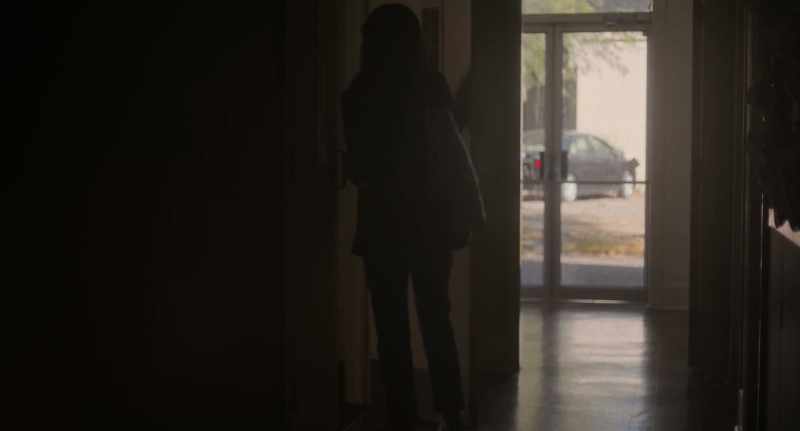 [door squeaking open]
