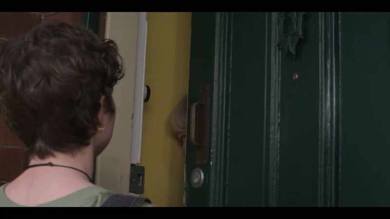 [door unlocking]
