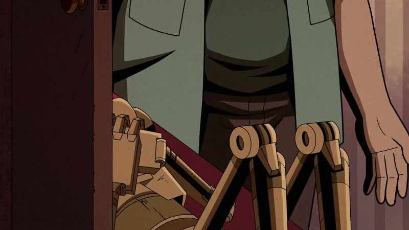 [door unlocks] - [cats meowing]