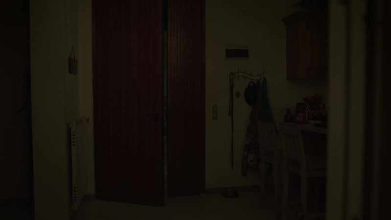 (door unlocks)