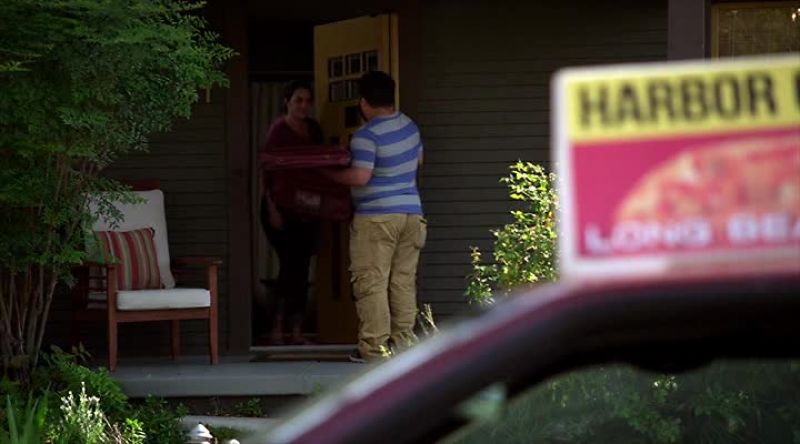 [Doorbell rings]