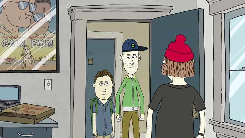 [doorbell rings]