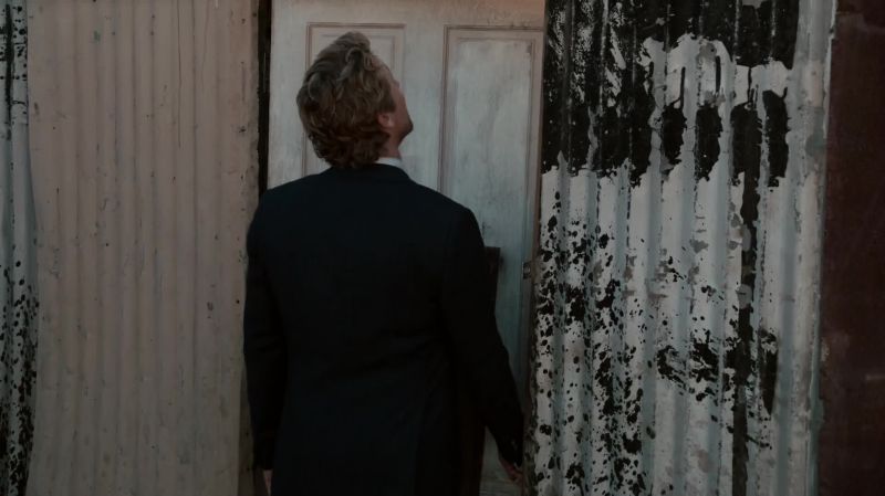[ doorknob jiggling ]