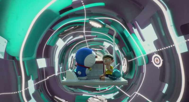 Doraemon? Kenapa aku naik mesin waktu?