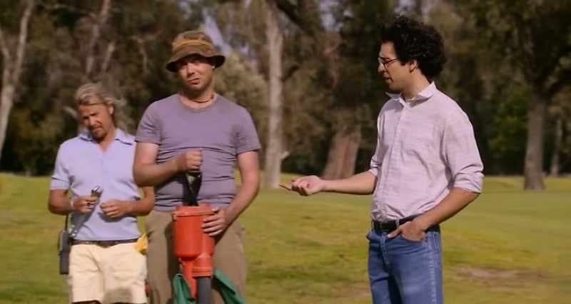 Doug! We need to decide, is it clear he's jerking his dick off here?