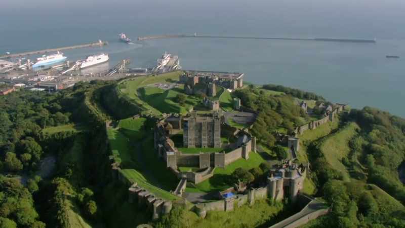 Dover Castle was an immense tower