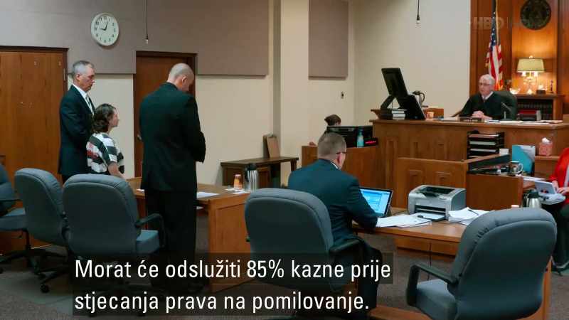 Dovrà scontare l'85% della sua condanna prima