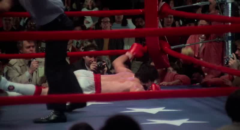 Down! Stay down! Apollo has his arms in the air!