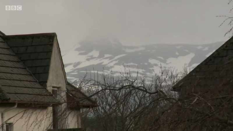Down the hill in Aviemore