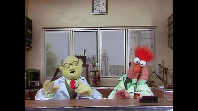 Dr Bunsen Honeydew here at Muppet Labs
