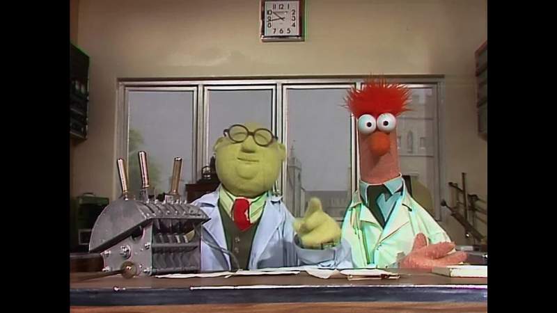 Dr Bunsen Honeydew here at Muppet Labs