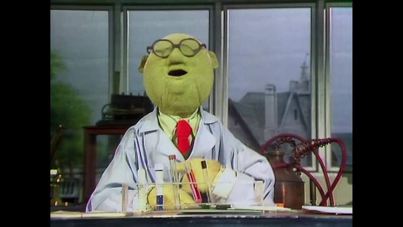 Dr Bunsen Honeydew here at Muppet Labs where the future is being made today