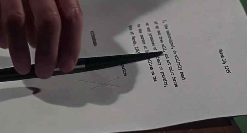 Dr. Evans, will you witness this signature, please?