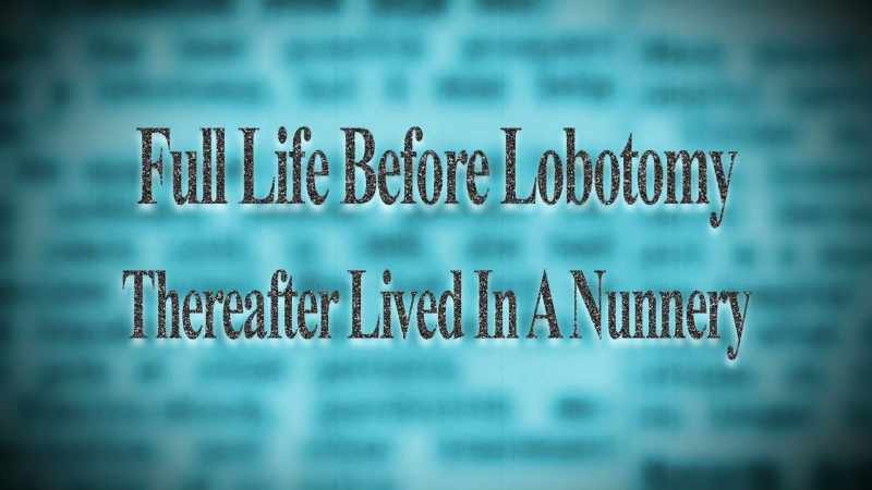Dr. Freeman's lobotomy doesn't go exactly as planned