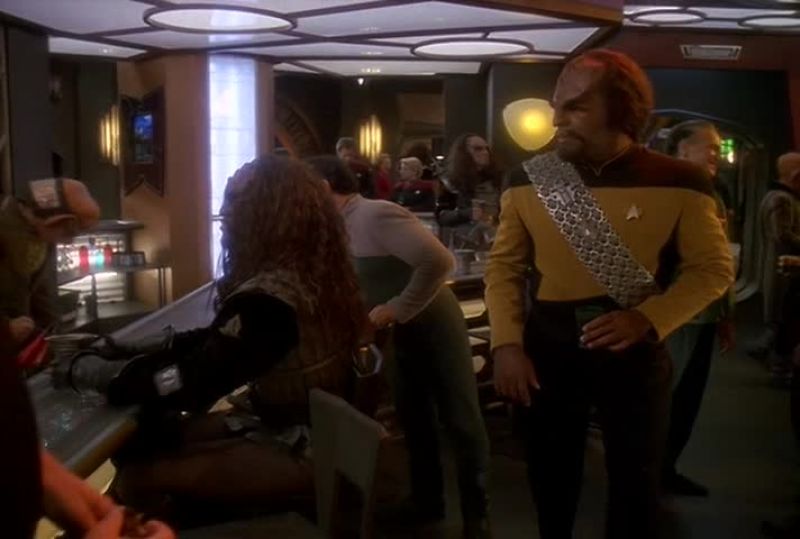 Dr. Julian Bashir, Lieutenant Commander Worf