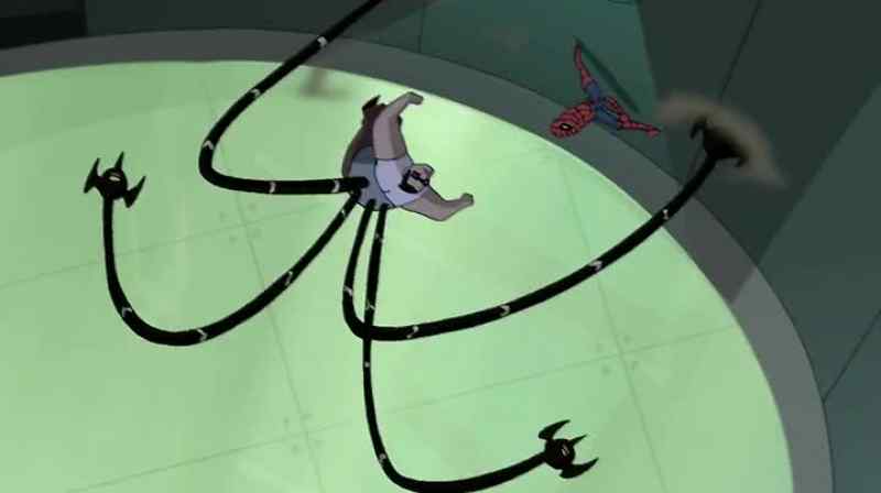 DR. OCTOPUS: You're slowing down, arachnid
