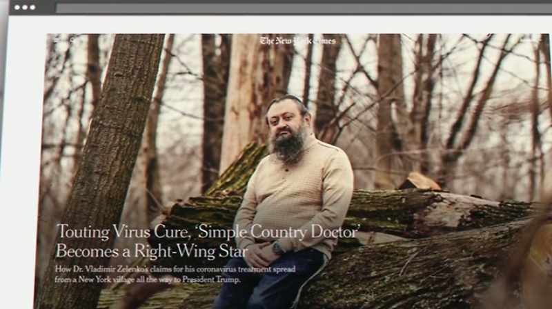 Dr. Vladimir Zelenko became a right-wing folk hero