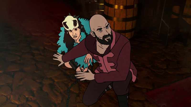 Drag him to the cells
