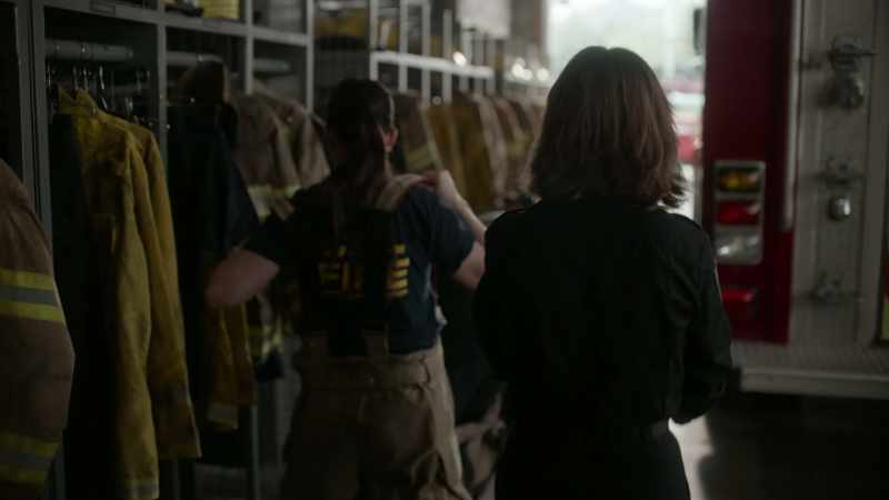 Drake County firefighters are fighting the blaze