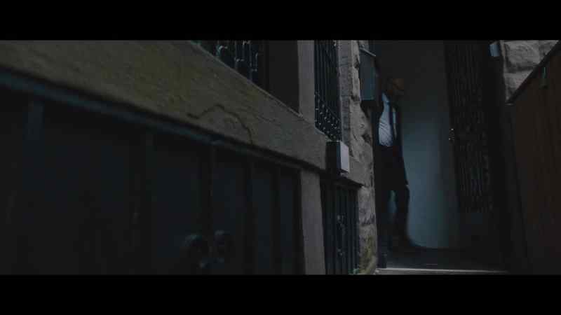(dramatic music) (door thuds)