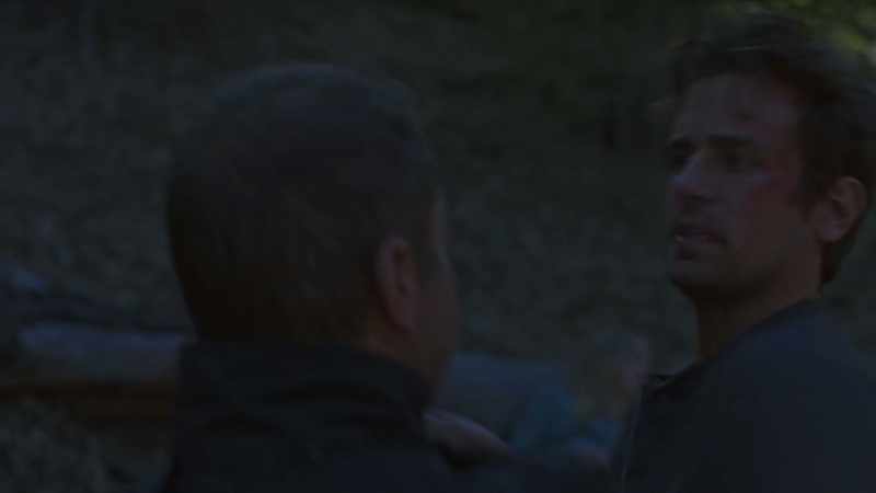 (dramatic music) (Max grunting)