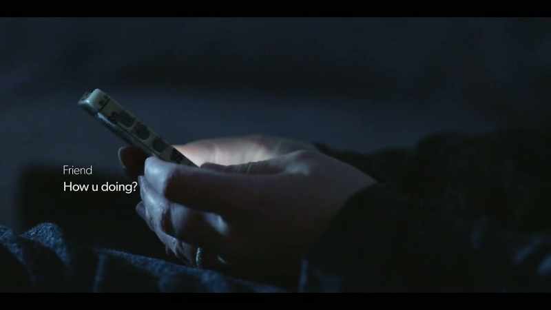 �� (DRAMATIC MUSIC PLAYING) ♪ -(PHONE PINGS)