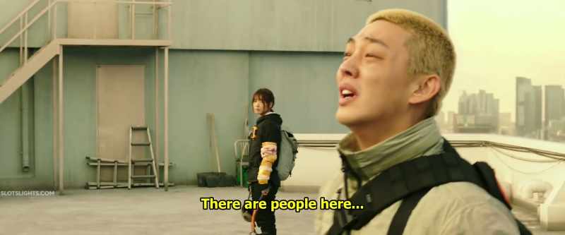 [dramatic music playing]