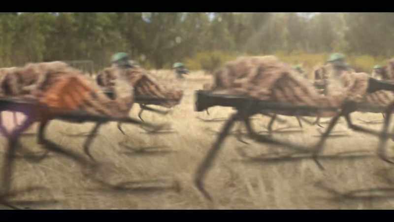(dramatic music) (soldiers yelling)