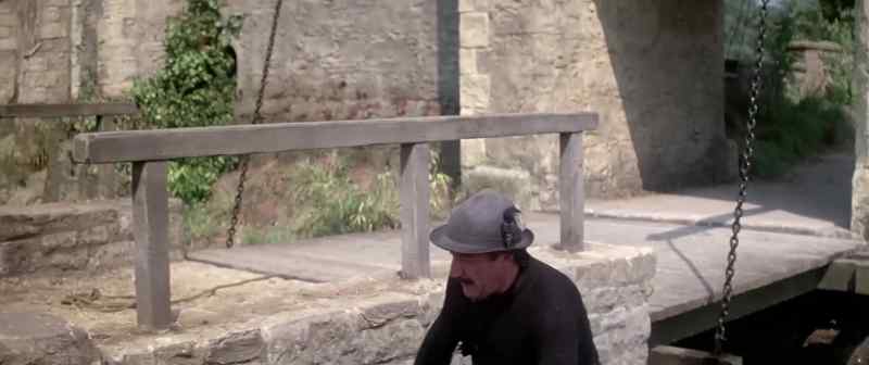(drawbridge raising)