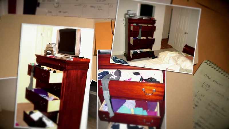 Drawers were open