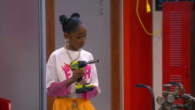 [drill whirring]