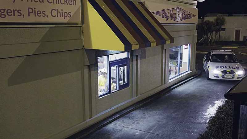 Drive through to the next window, please