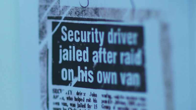 Driver in jail After robbing a van