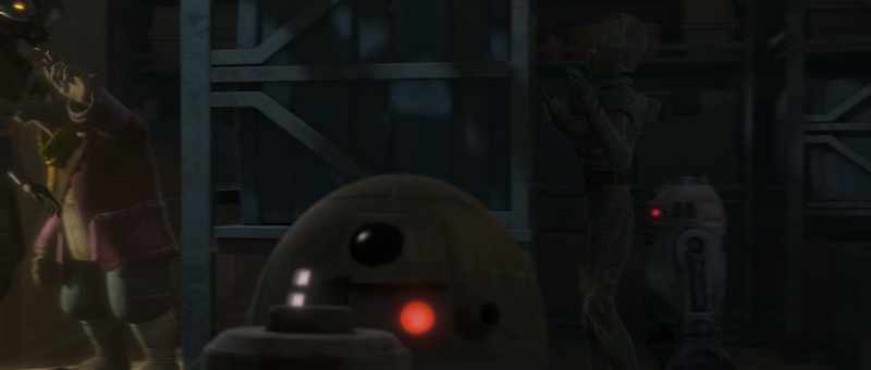 [droids beeping]