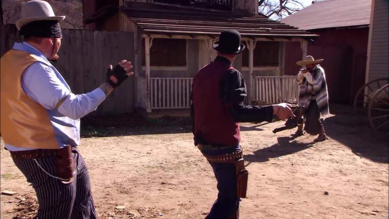 Drop your guns you brokeback Mountain sissies