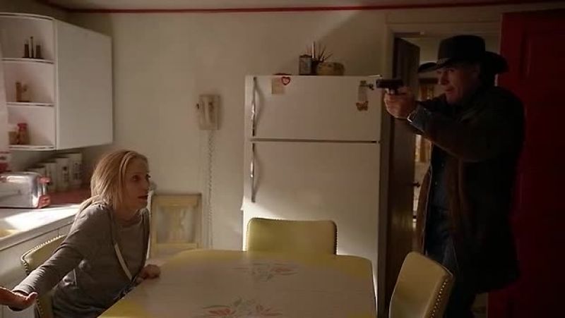 Drop the gun! -Drop it!