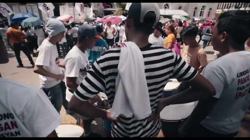 [drumming]
