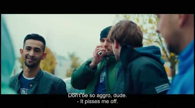 Dude, don't be so aggro, yo. - It's getting on my nerves