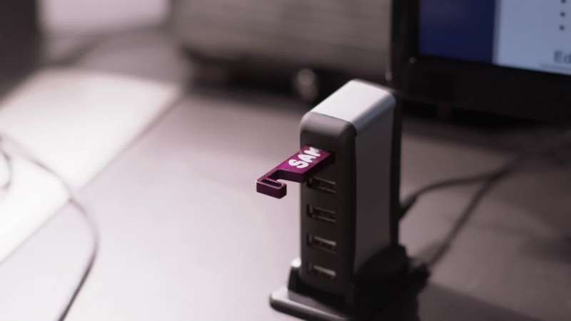 Dude Sam put his name on his dongle