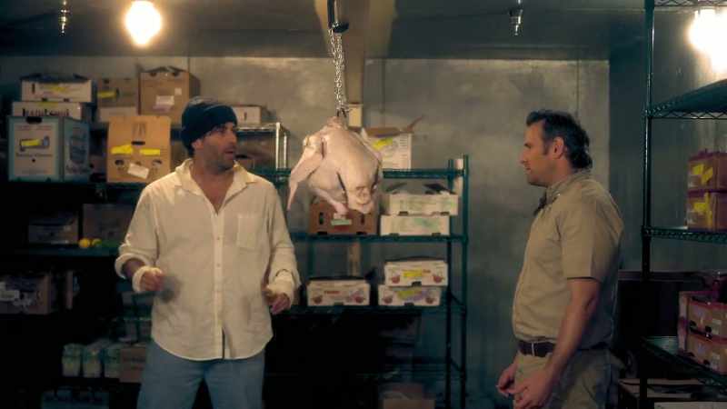 Dude, why are you punching meat?