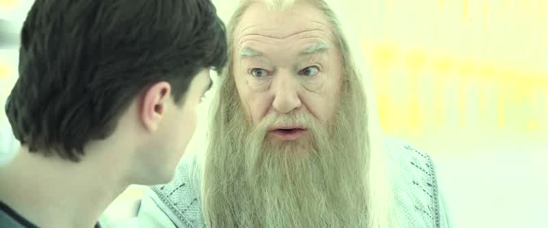 [DUMBLEDORE CHUCKLES]